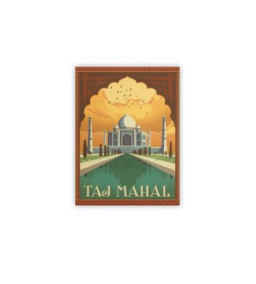 Taj Mahal Wooden Fridge Magnet Indian Travel Souvenir Gift Items  Gift for Travels  Kitchen, Refrigerator Door, Home Decor Item